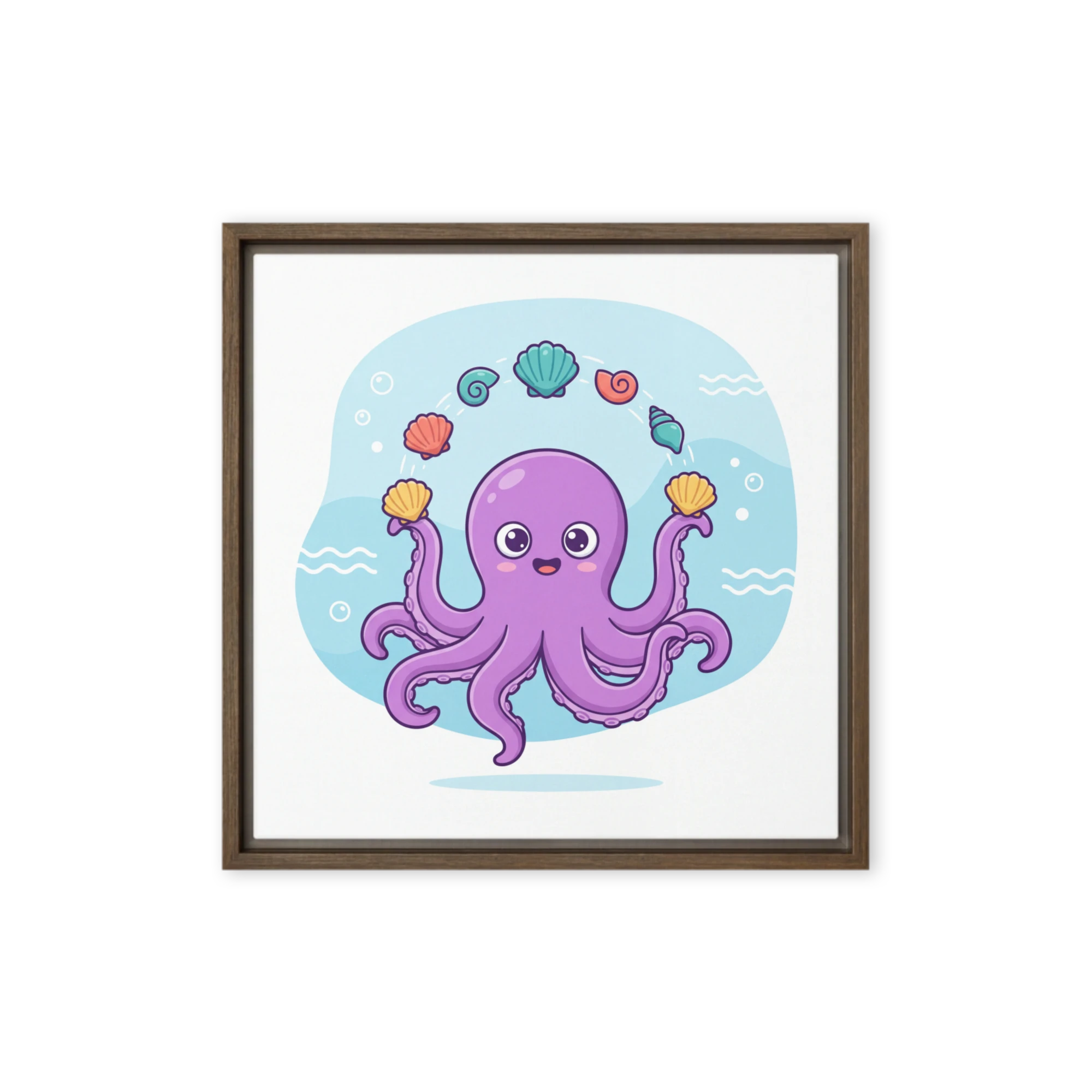 Whimsical Octopus Juggler | Art Print