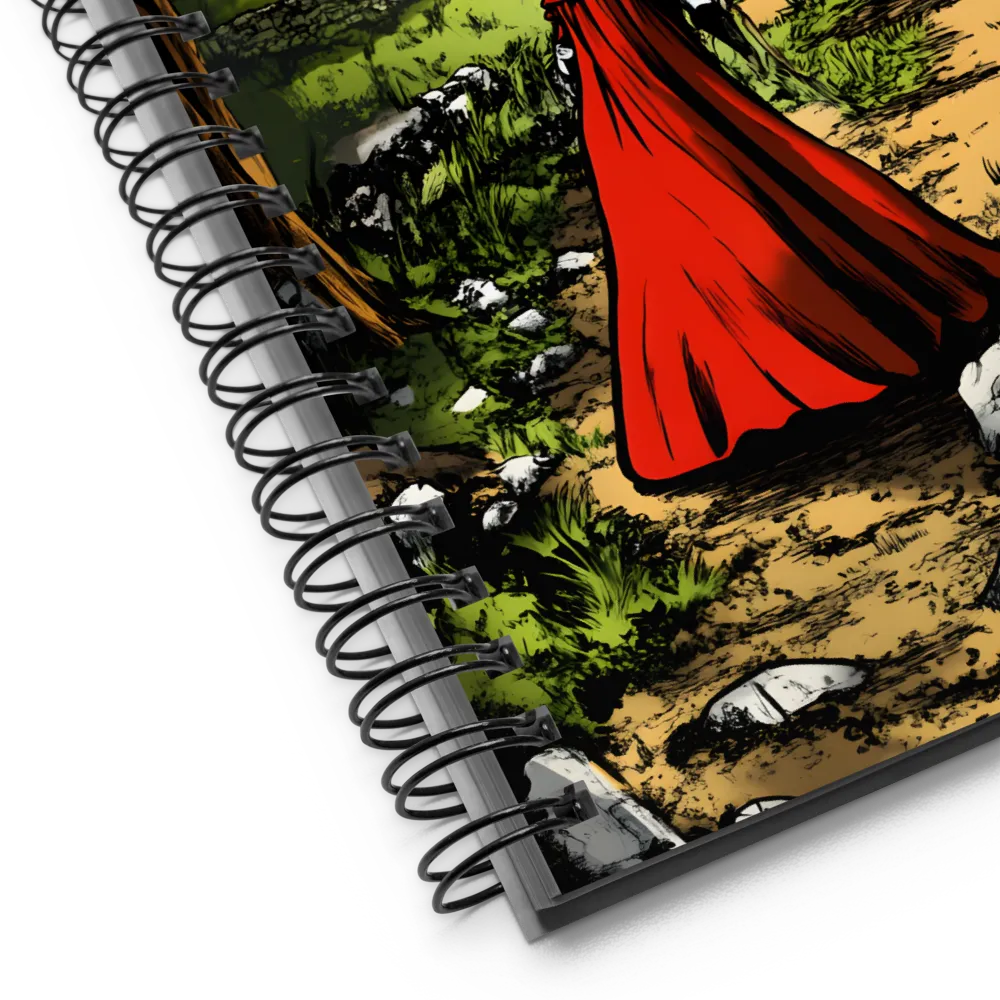 The Path to Ancient Ruins | Spiral Notebook
