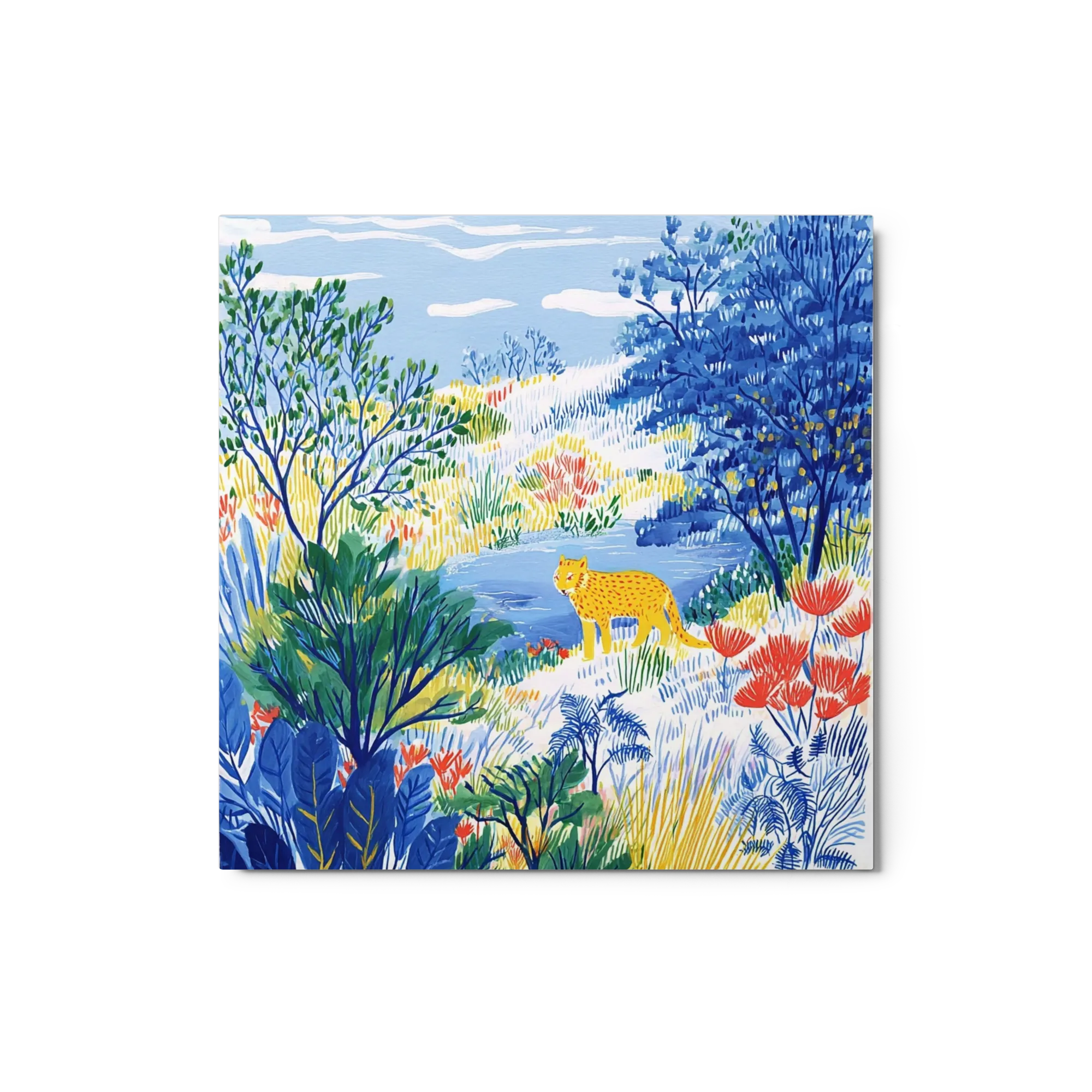 Blue Forest Leopard