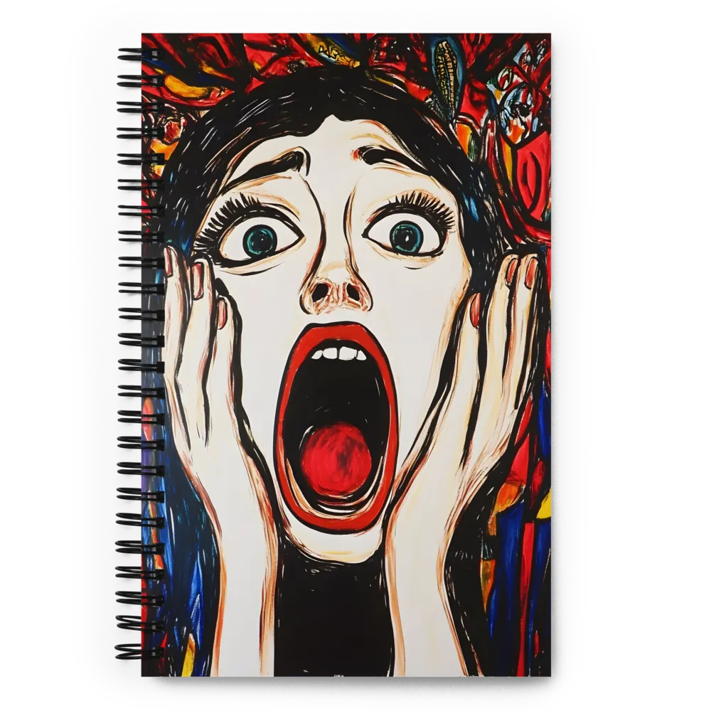 The Anguished Scream 
 Spiral Notebook | 140 pages