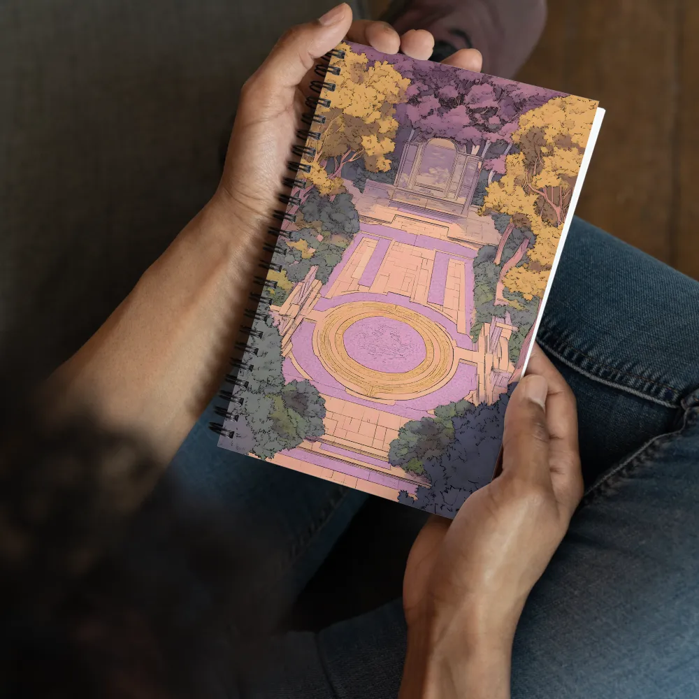 The Mystical Garden Path 
 Spiral Notebook | 140 pages