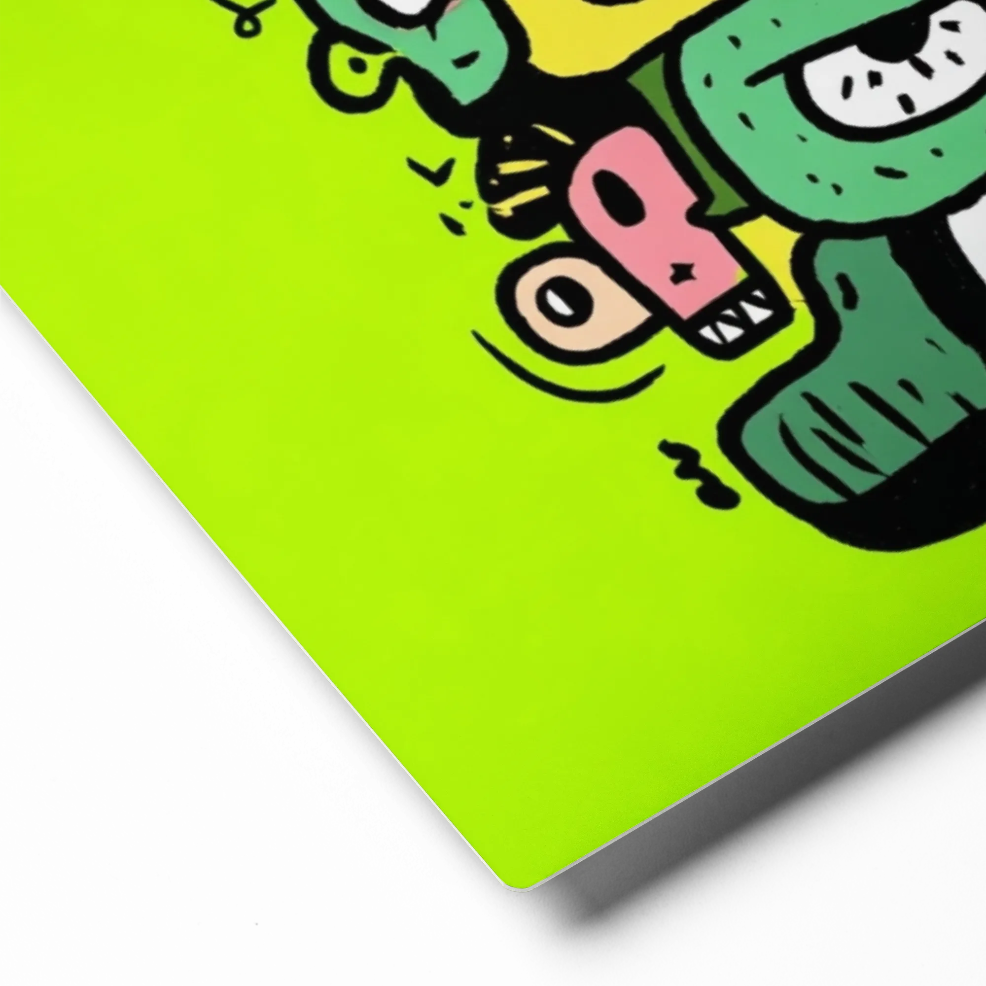 Monster Totem 
 Metal Print | 12″x 12″