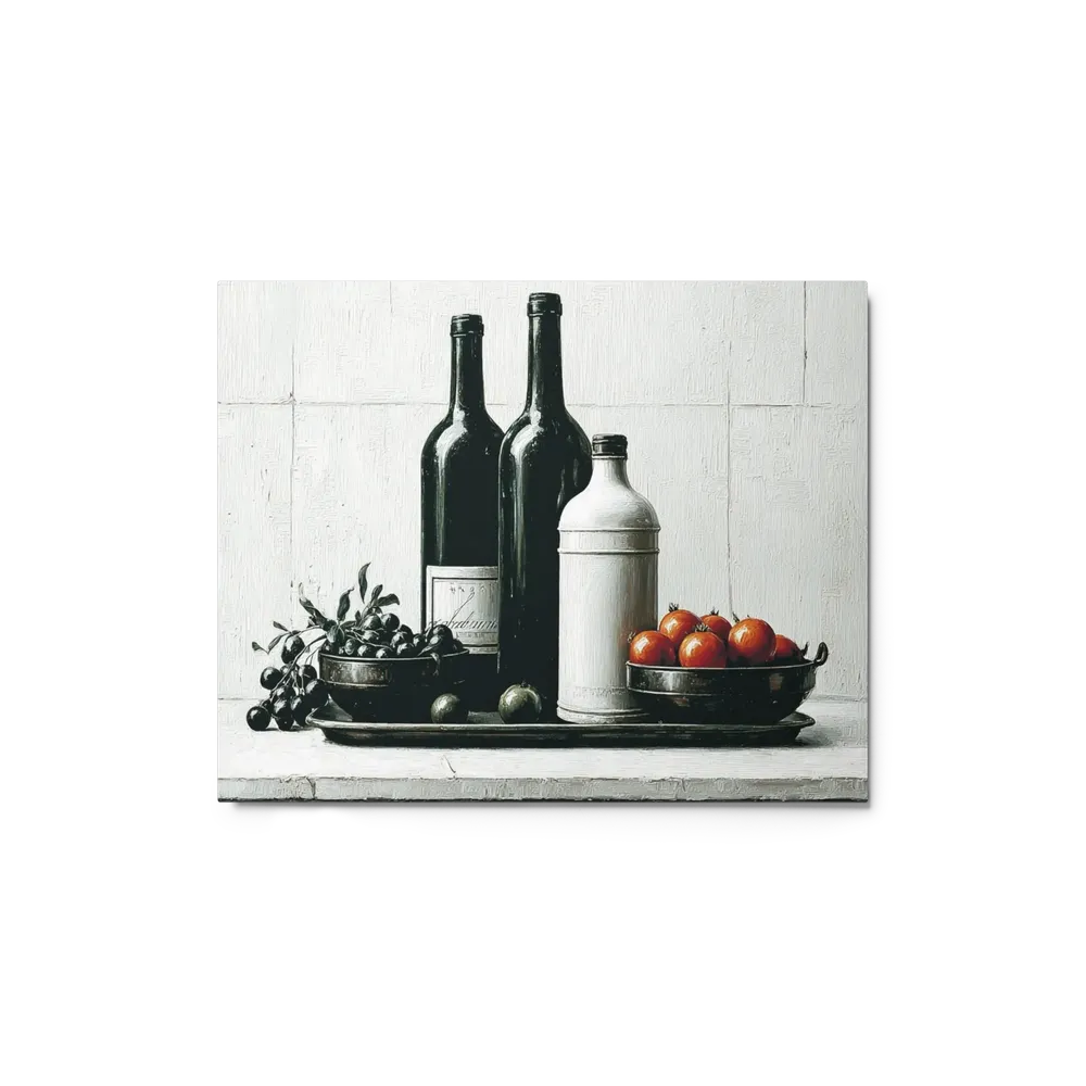 Still Life with Bottles and Tomatoes | Art Print