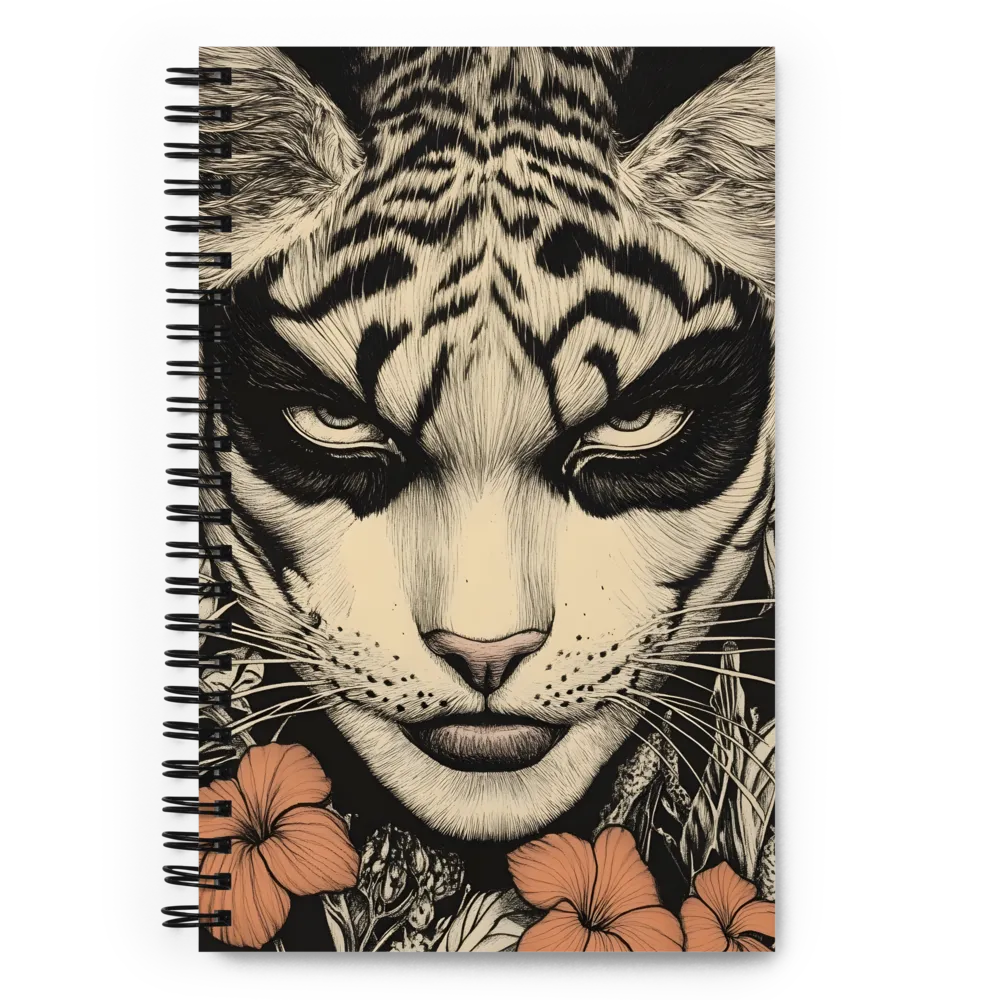 Feline Bloom 
 Spiral Notebook | 140 pages