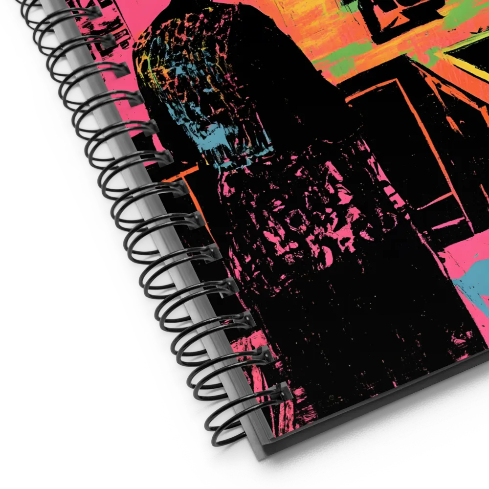 Neon Kitchen Scene 
 Spiral Notebook | 140 pages
