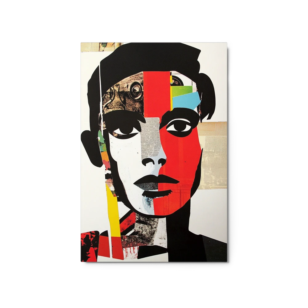 Fragmented Pop Art Portrait | Art Print