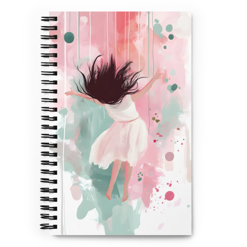 Ethereal Descent 
 Spiral Notebook | 140 pages