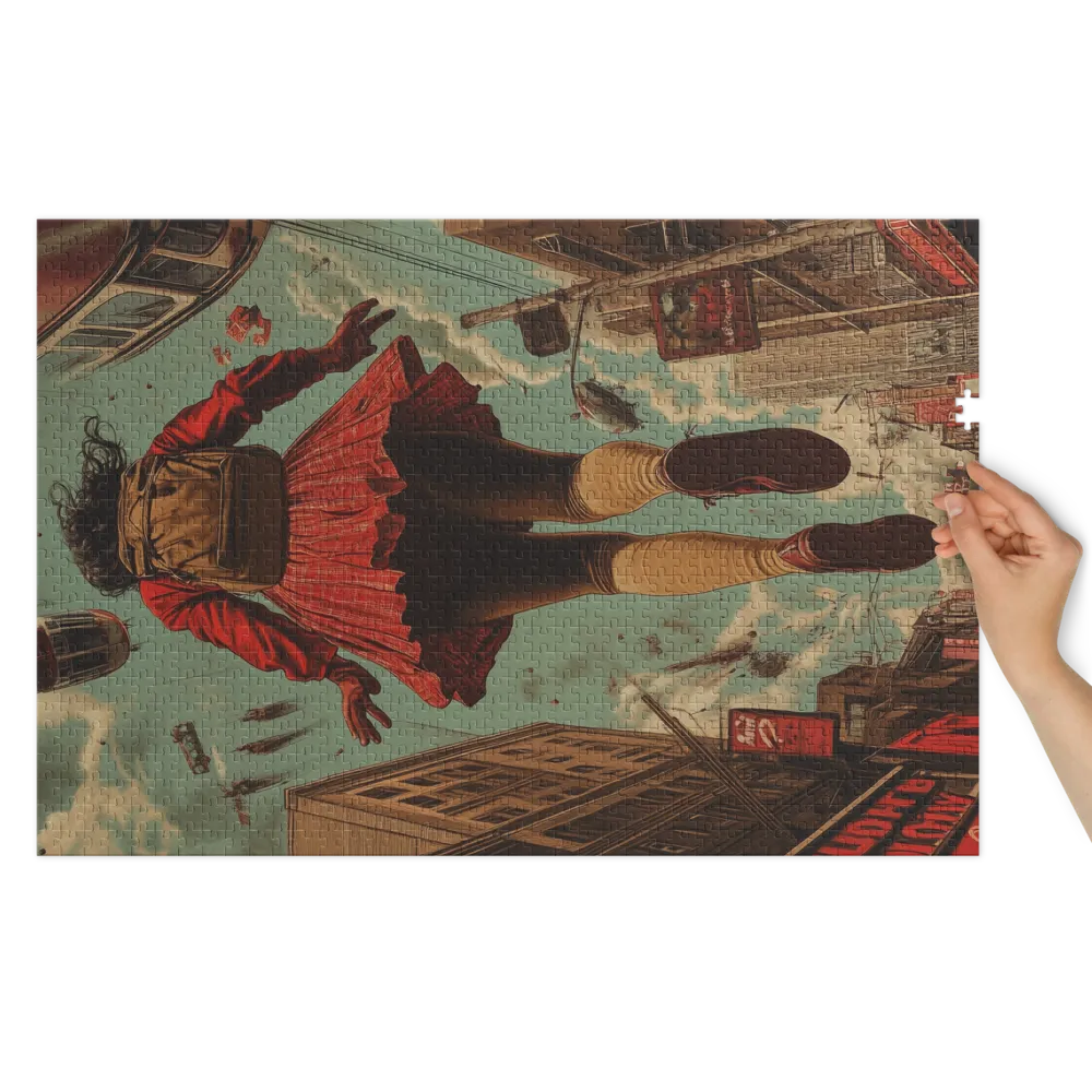 A Ascensão Urbana 
 Puzzle em caixa de metal