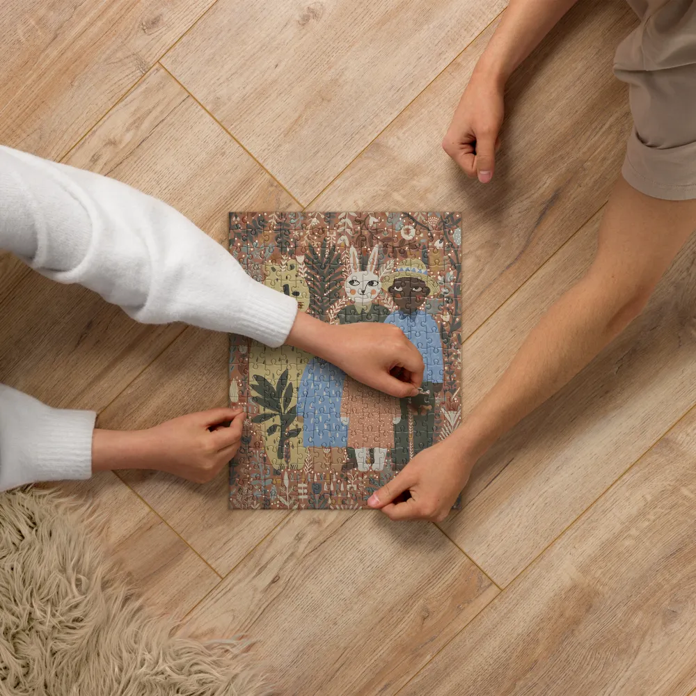 Garden Gathering 
 Jigsaw Puzzle