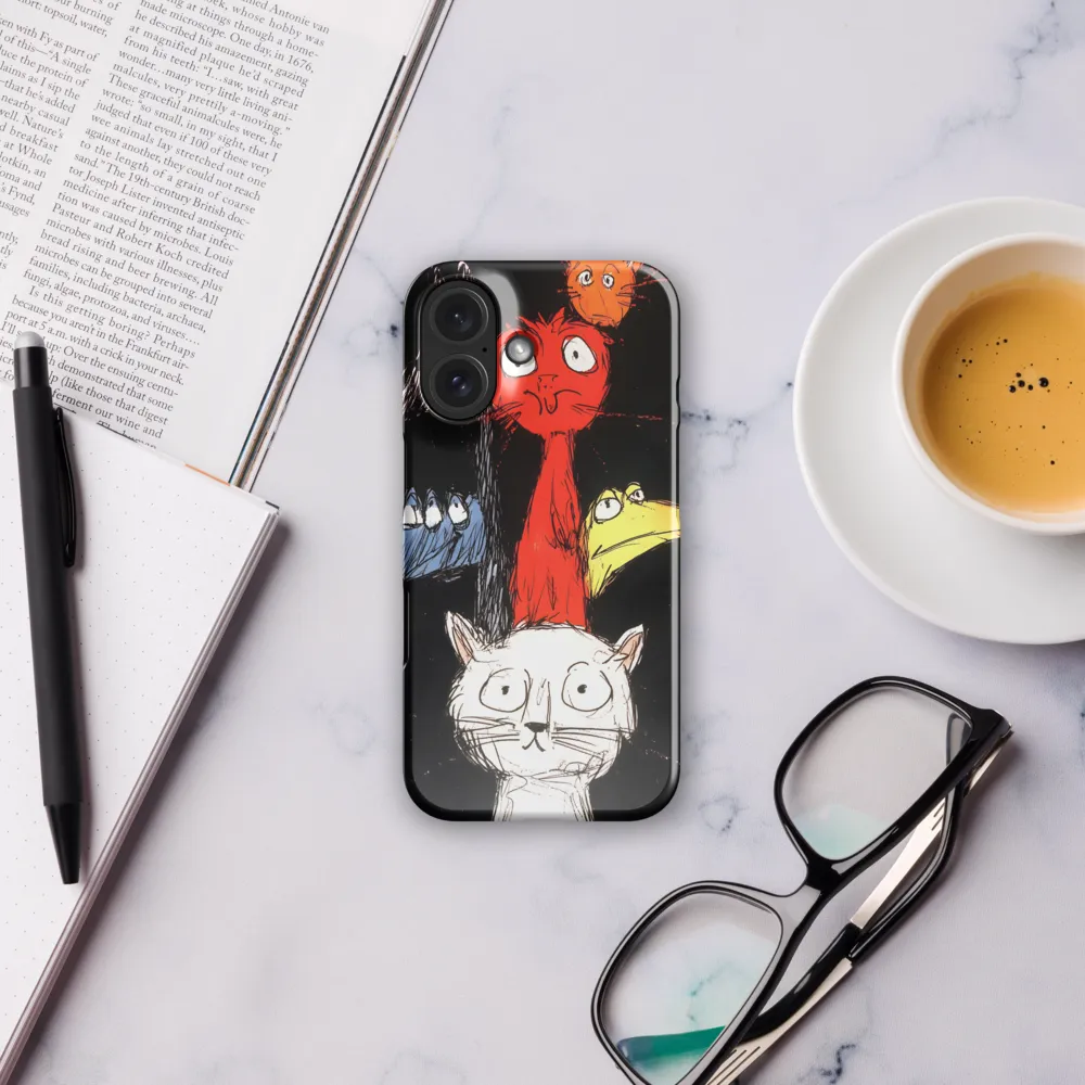 Quirky Animal Tower 
 iPhone 16 Pro | Tough Case