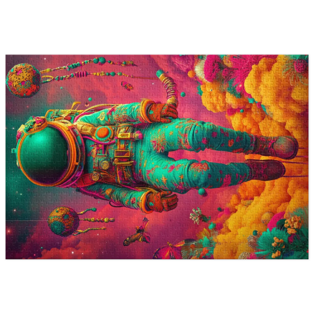 Cosmic Voyager 
 Jigsaw Puzzle in Tin Box