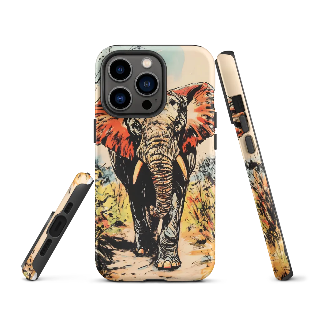 Bold Elephant in Pop Art | Phone Case
