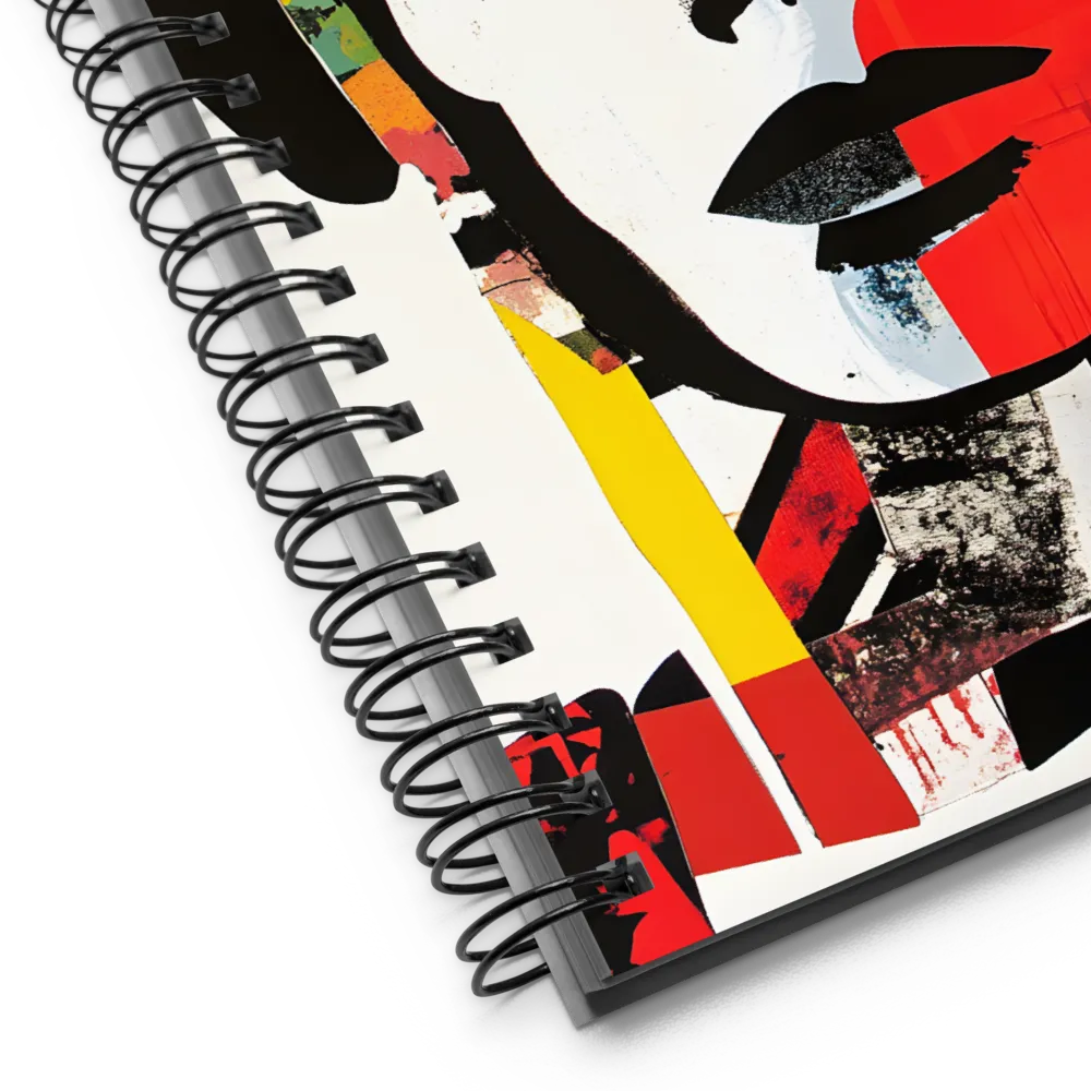 Fragmented Pop Art Portrait 
 Spiral Notebook | 140 pages
