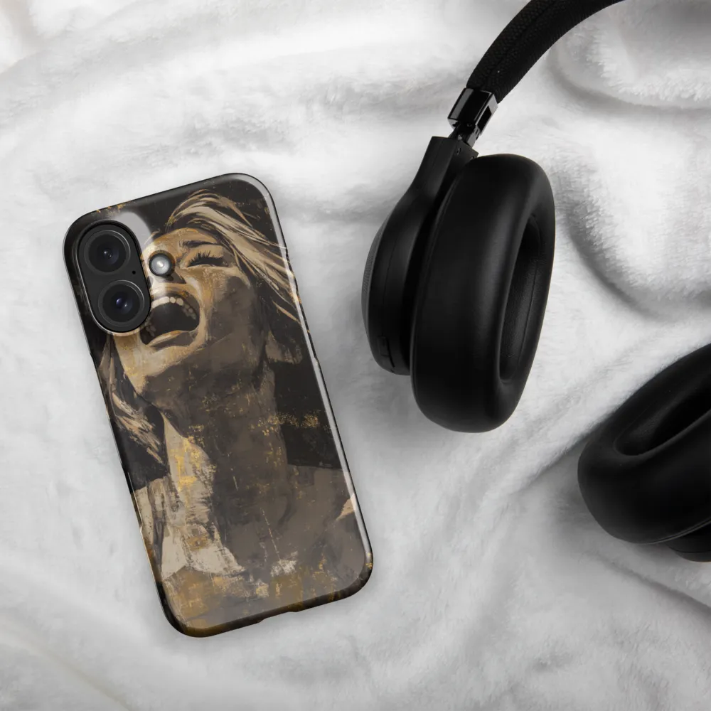 Golden Scream 
 iPhone 14 Plus | Tough Case