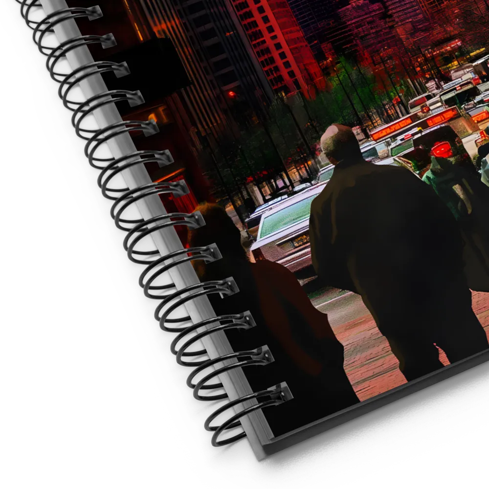 Crimson Apocalypse City 
 Spiral Notebook | 140 pages