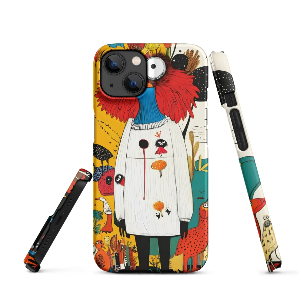 Quirky Bird-Inspired Character | Phone Case