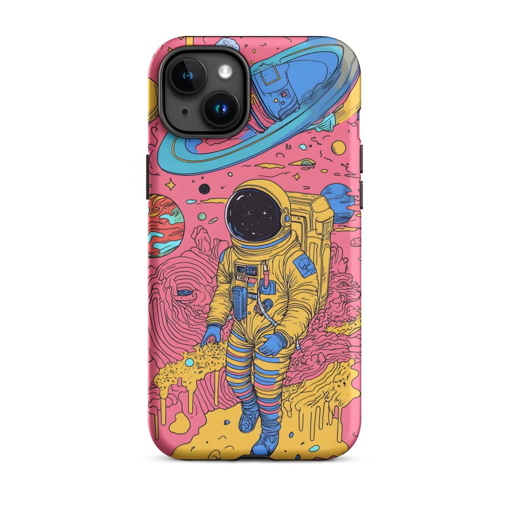 Colorful Astronaut in Space | Phone Case