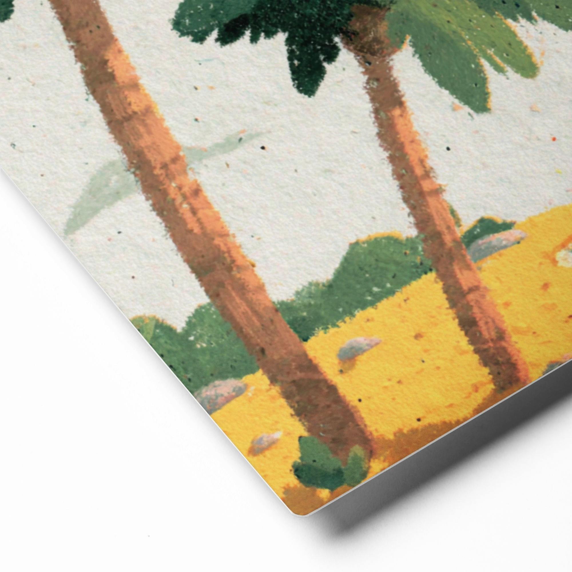 Tropical Sun and Palms | Art Print