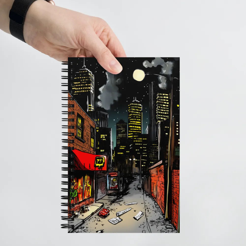 Nocturne Alleyway 
 Spiral Notebook | 140 pages