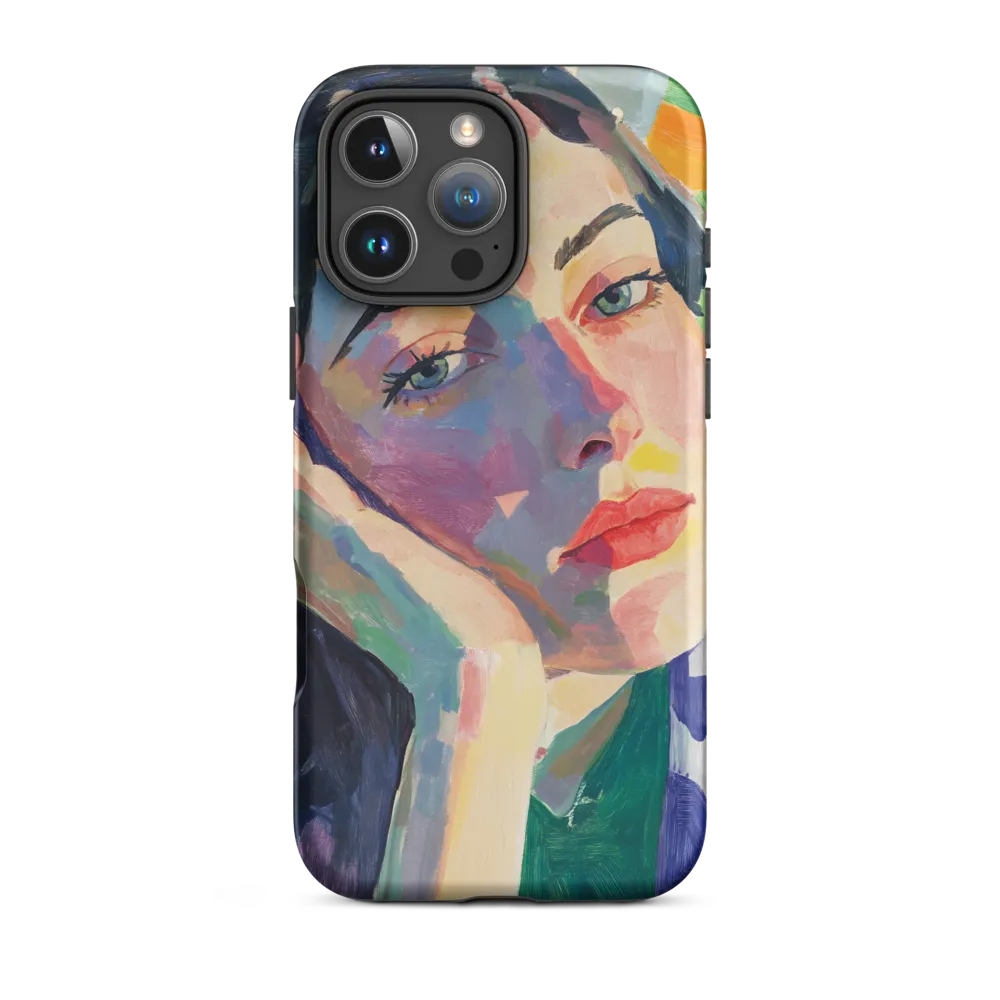 Portrait of a Woman in Color | Phone Case