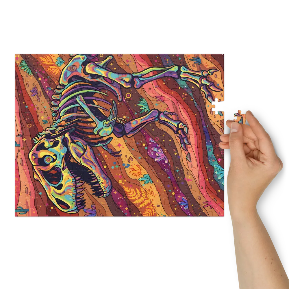Prismatic T. Rex Skeleton | Jigsaw Puzzles
