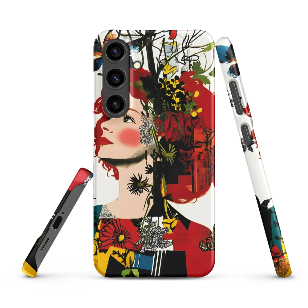 Surreal Woman with Flora and Fauna | Phone Case