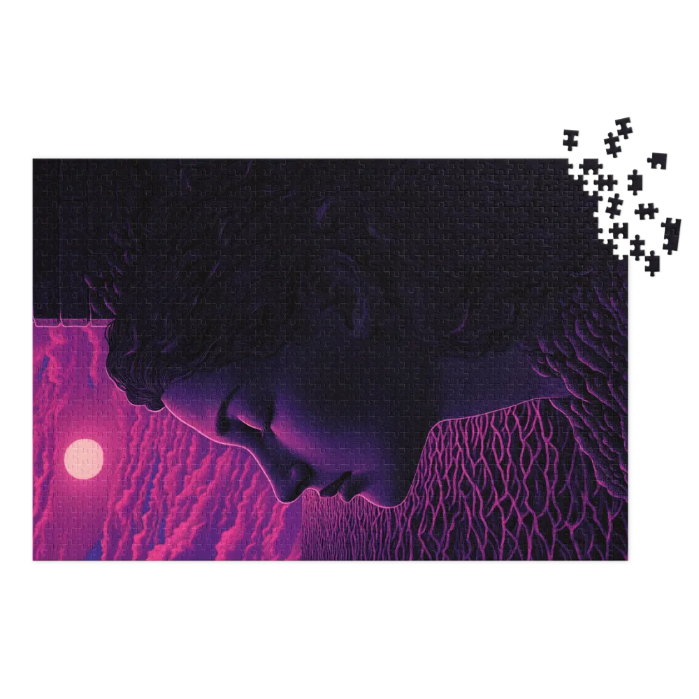 Sonhando sob a Lua Magenta 
 Puzzle em caixa de metal