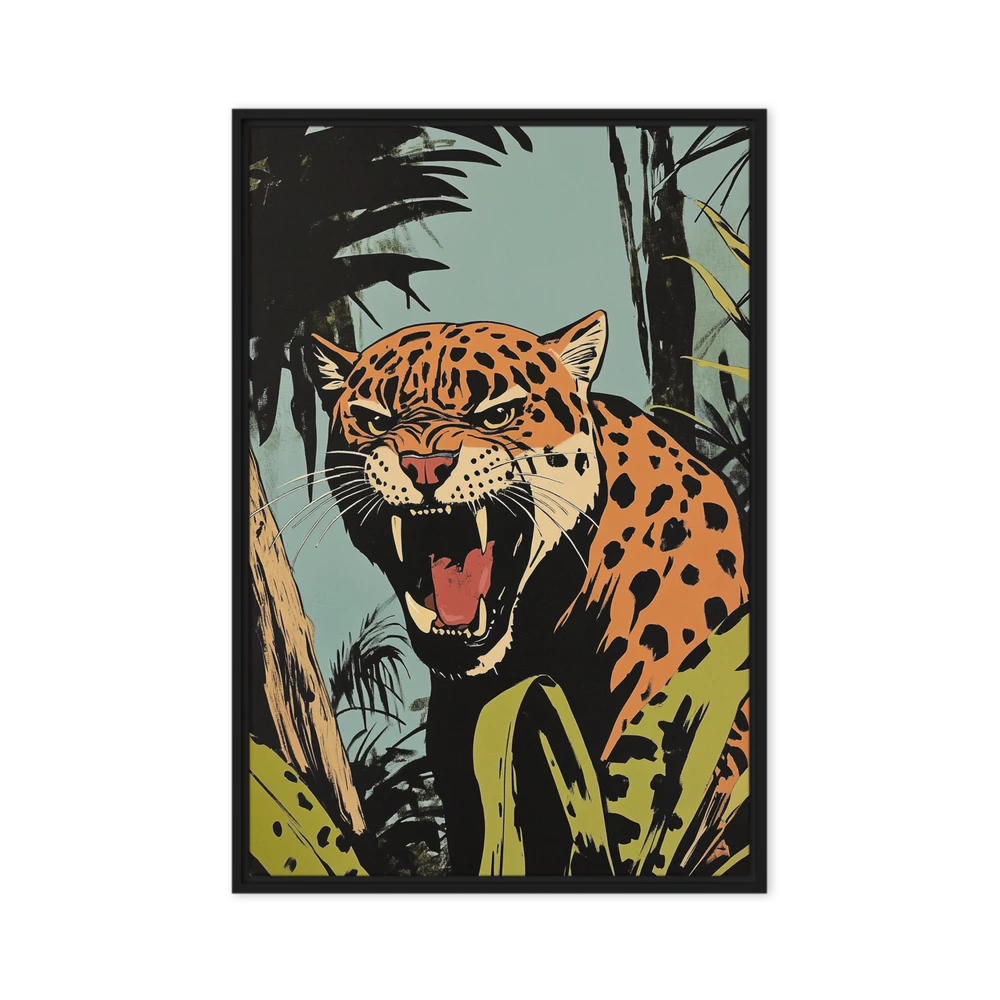 Fierce Jungle Jaguar | Art Print