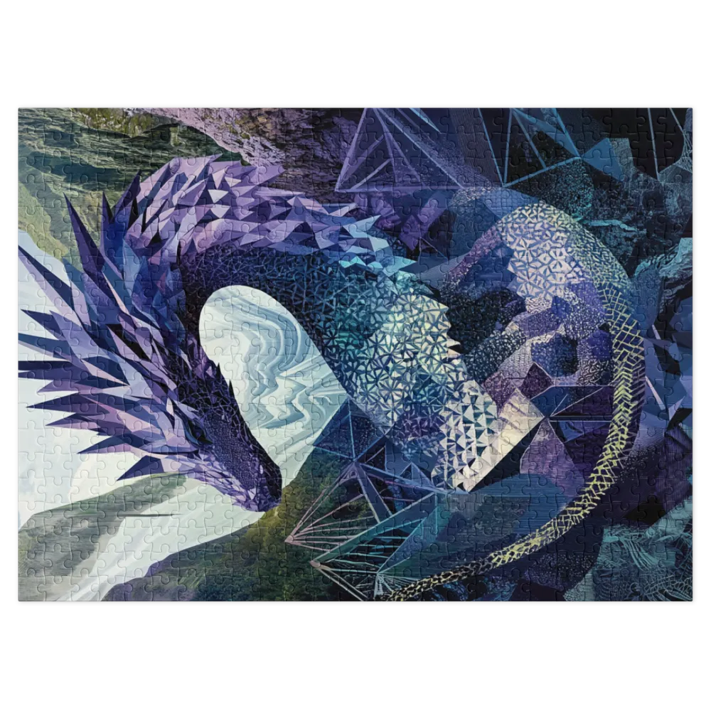 Crystal Drake 
 Jigsaw Puzzle in Tin Box