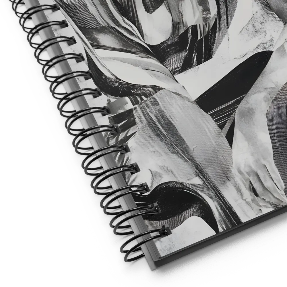 Contemplative Monochrome Portrait 
 Spiral Notebook | 140 pages