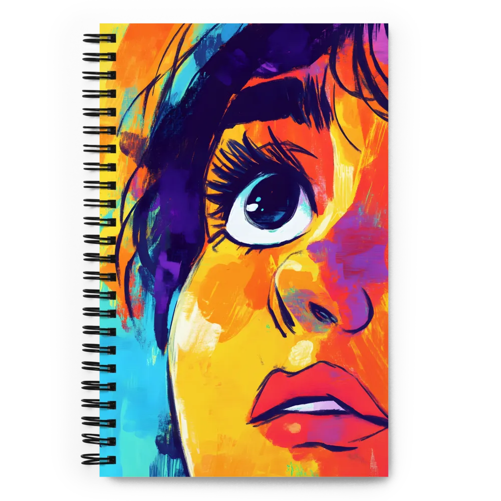 Vibrant Gaze 
 Spiral Notebook | 140 pages