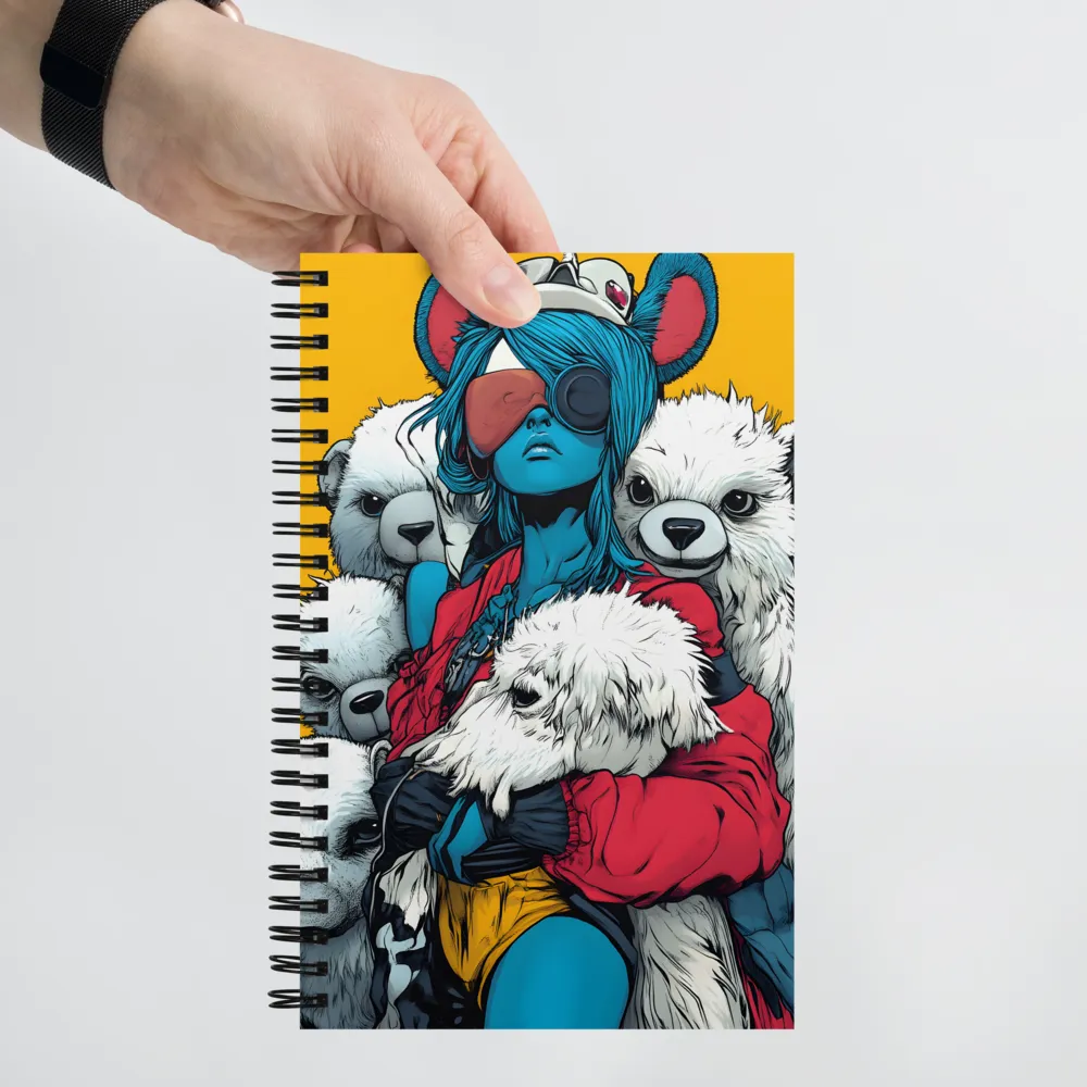 Neo-Pop Bear Hug 
 Spiral Notebook | 140 pages