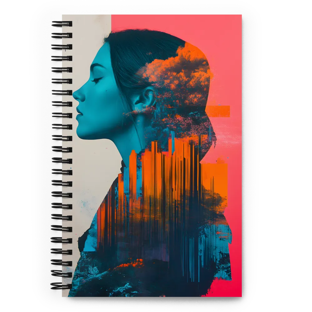 Neon Echo 
 Spiral Notebook | 140 pages