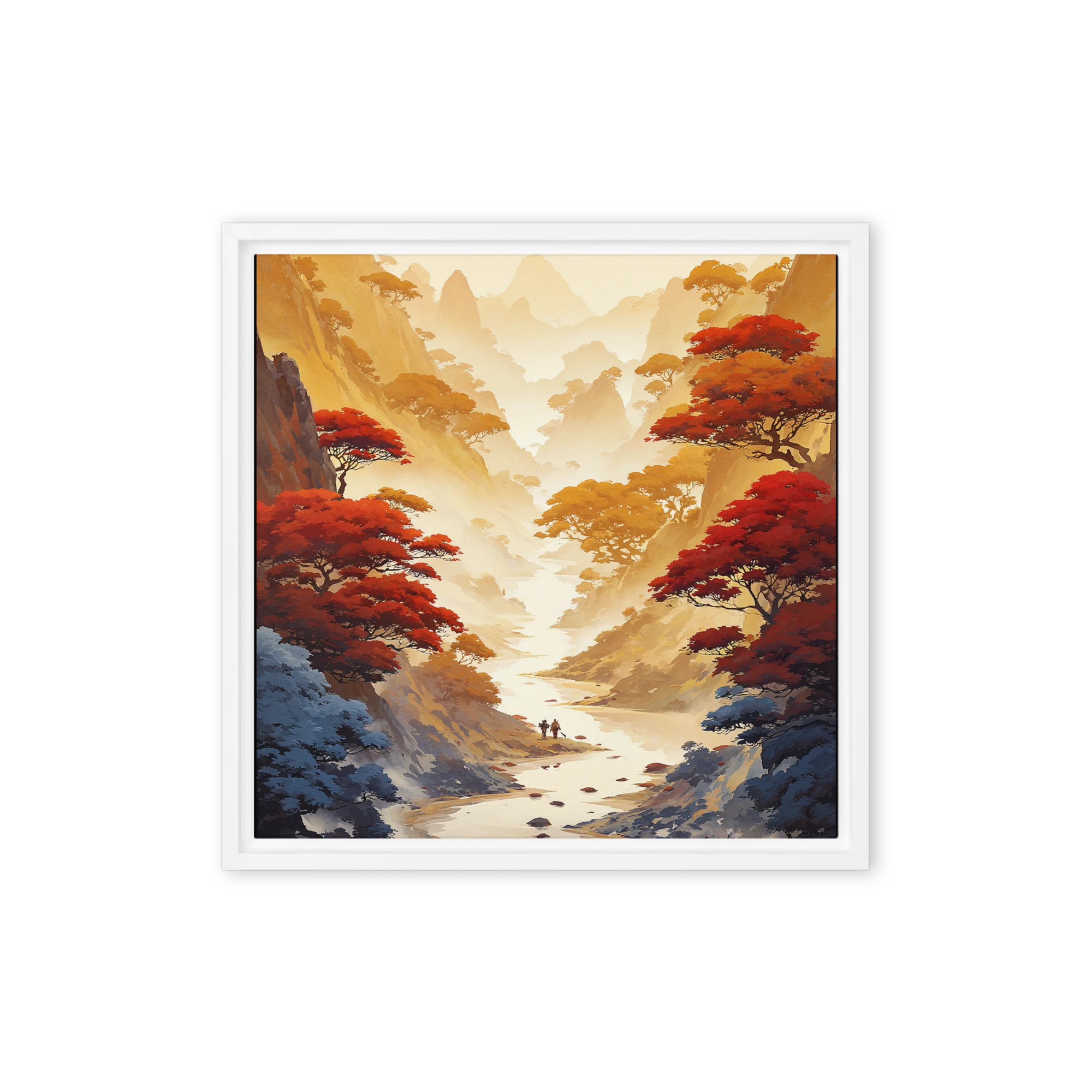 Path Through Autumn Mountains