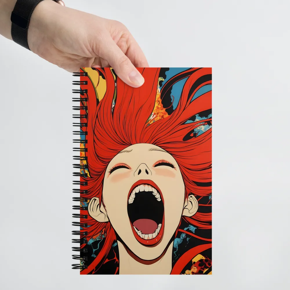 The Echoing Scream 
 Spiral Notebook | 140 pages