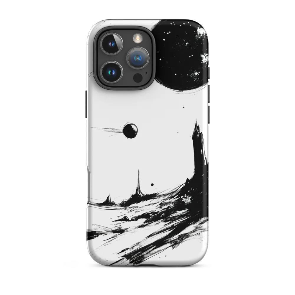 Monochromatic Celestial Horizon | Phone Case