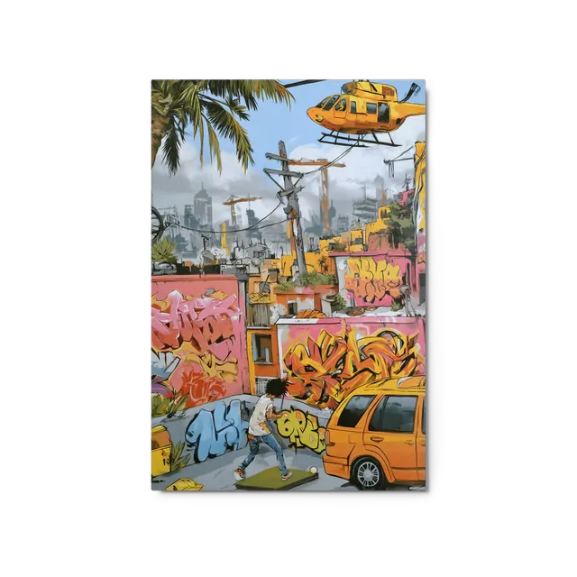 Urban Rooftop Golf | Art Print