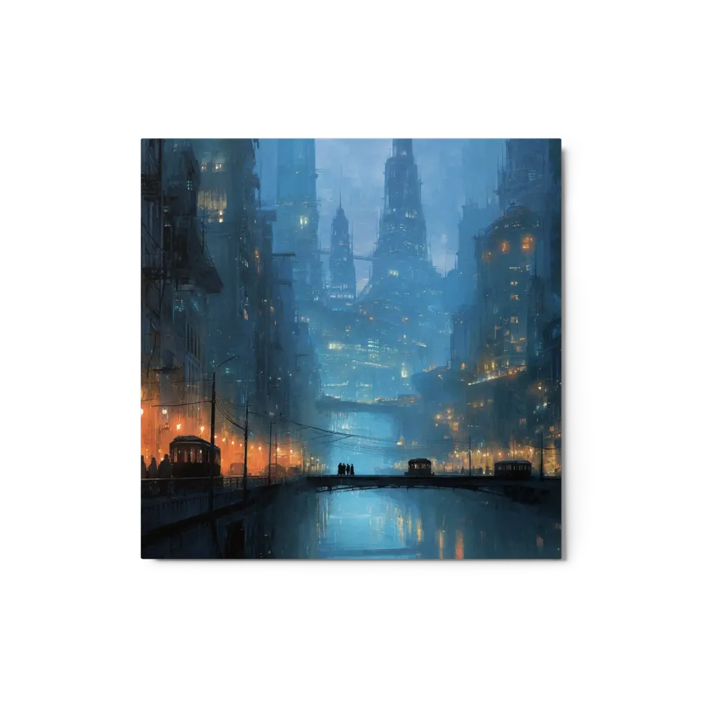 Metropolis of Neon Shadows | Art Print