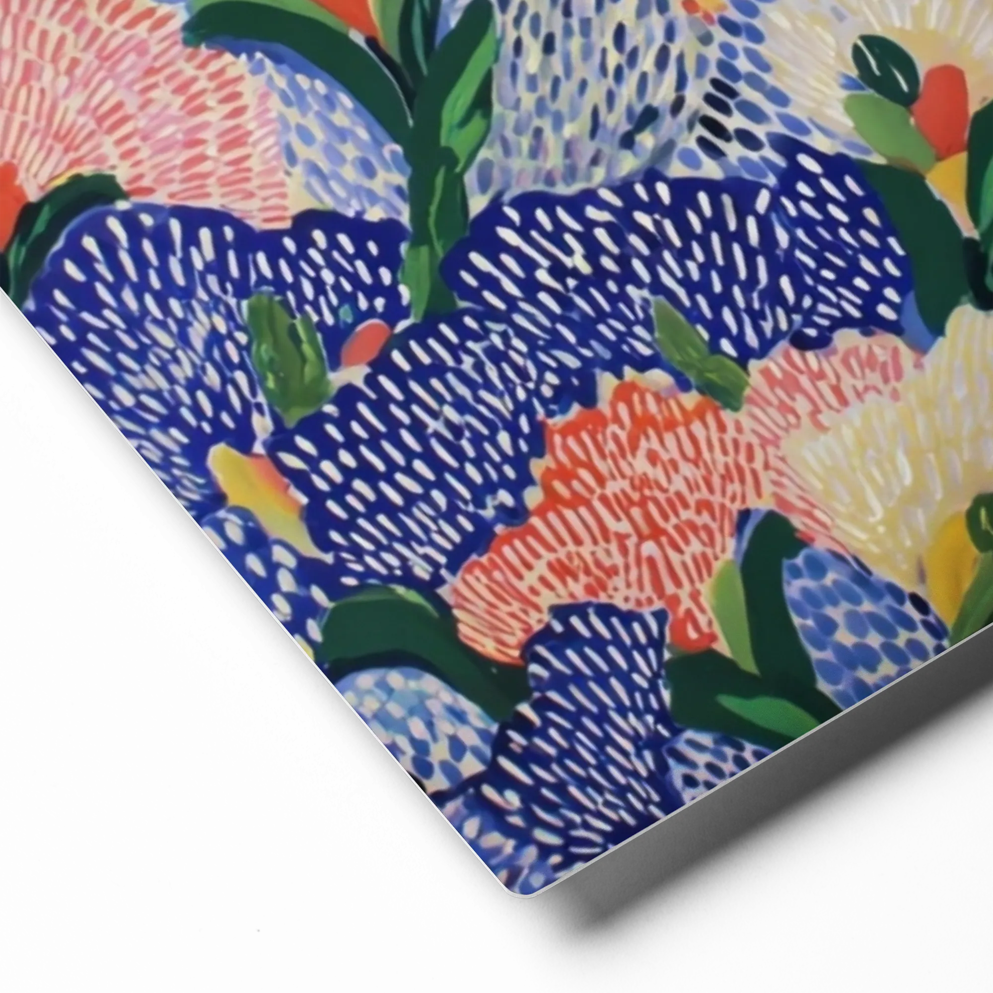 Cobalt Blossom Canopy | Art Print