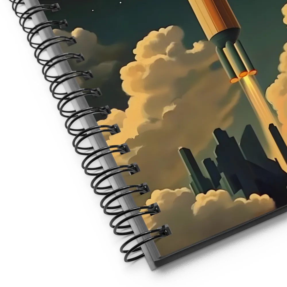 Cosmic Ascent 
 Spiral Notebook | 140 pages