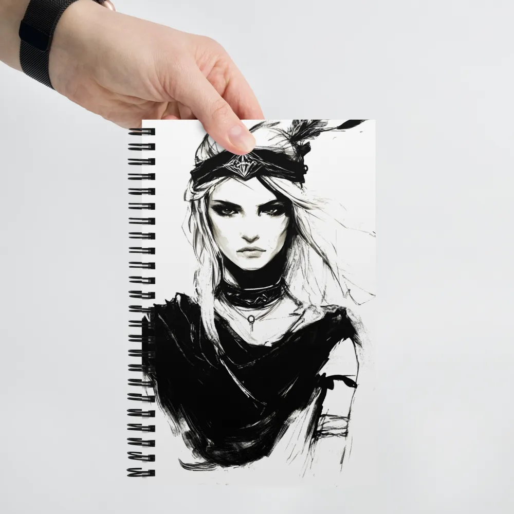 Warrior Spirit Portrait 
 Spiral Notebook | 140 pages