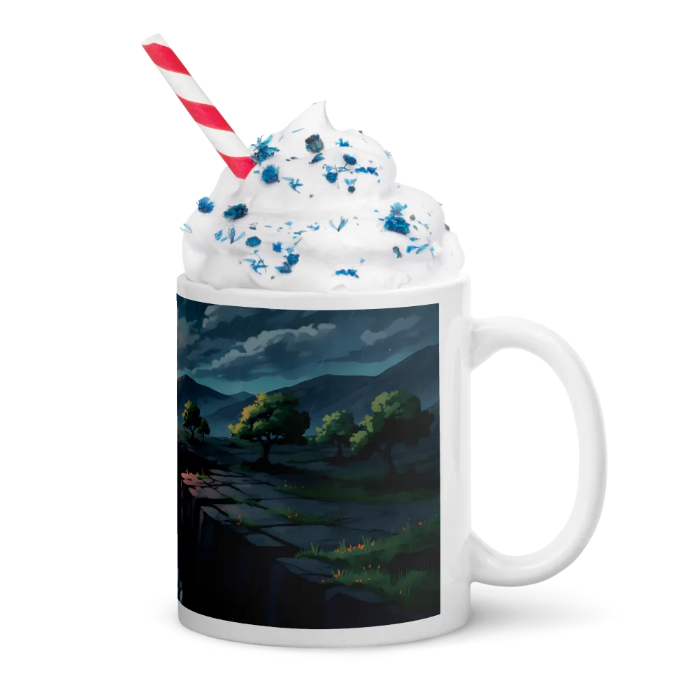 Sunset Rift 
 Mug with Red inside | 15 oz