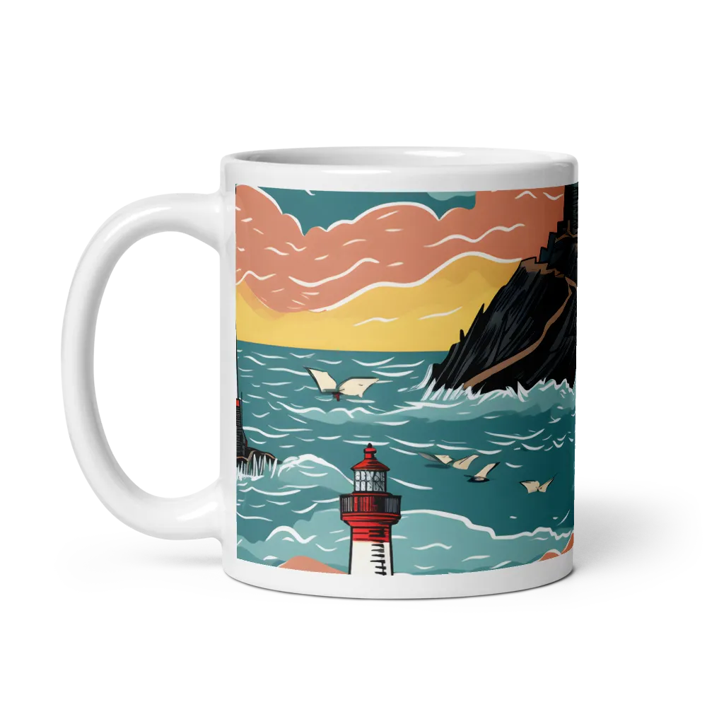 Lighthouses in a Whimsical Ocean
