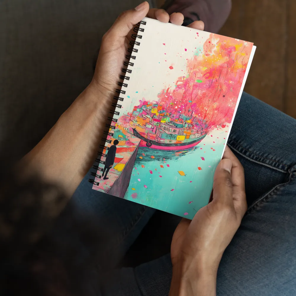 The Floating City Journey 
 Spiral Notebook | 140 pages