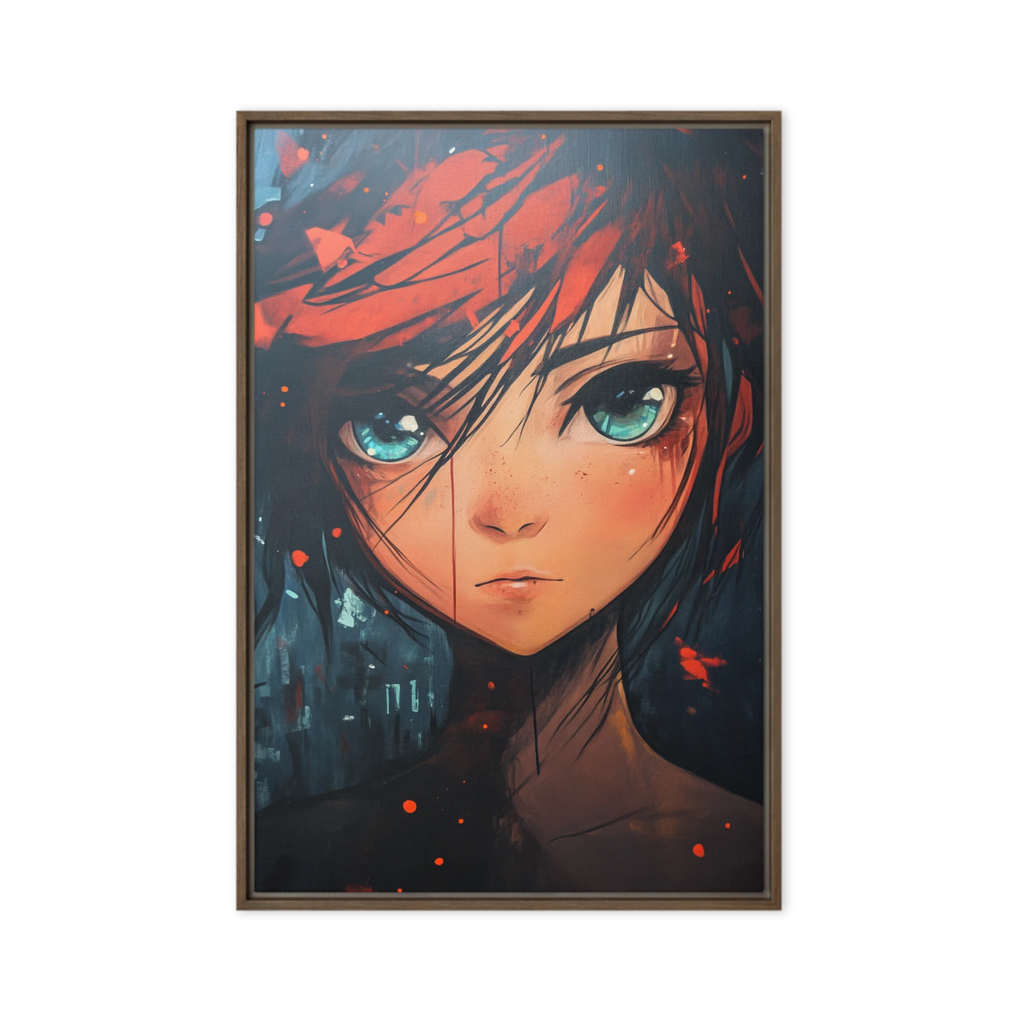 Gaze of the Crimson Haired | Art Print