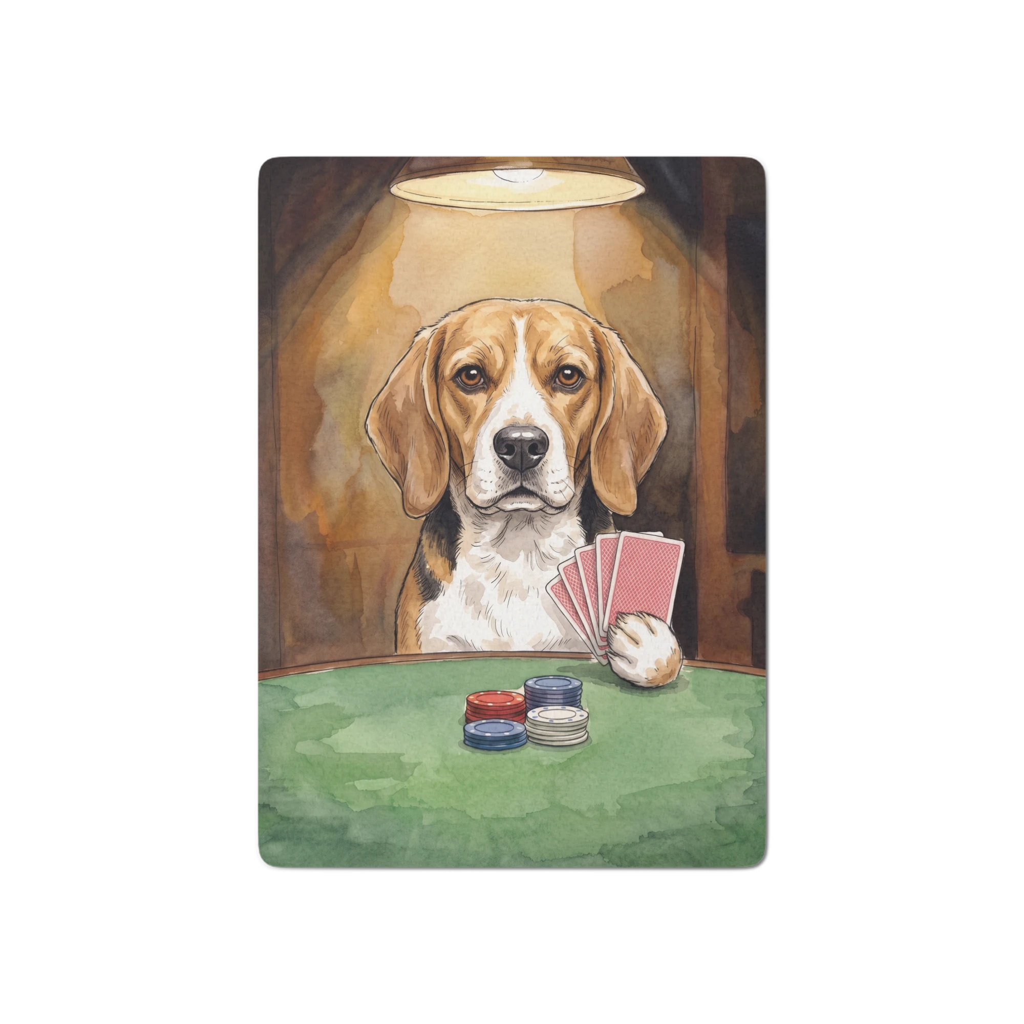 Pet Portrait Playing Cards — Ink & Wash