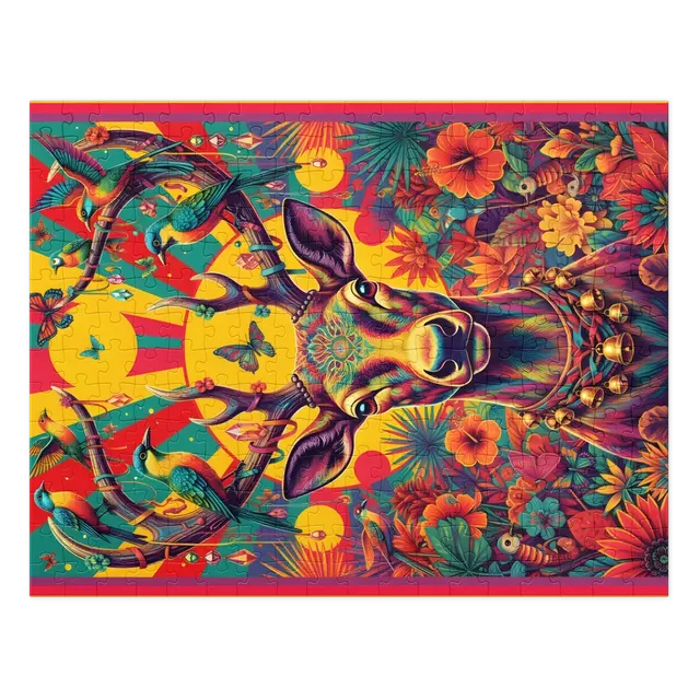 Psychedelic Stag | Jigsaw Puzzles