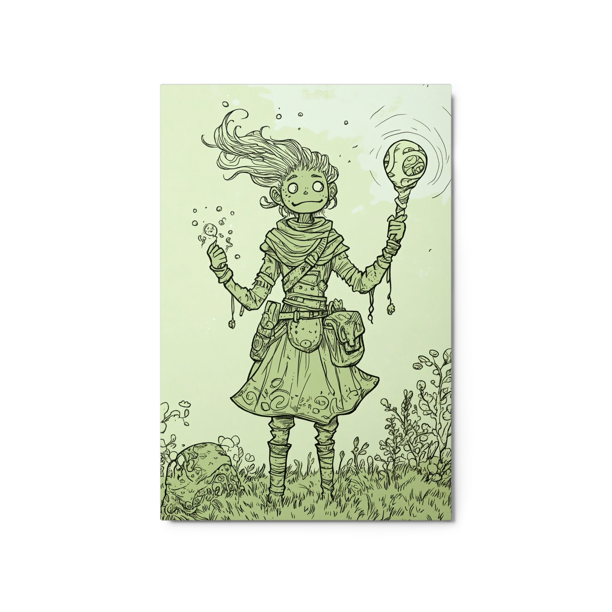Fantasy Sorceress Illustration