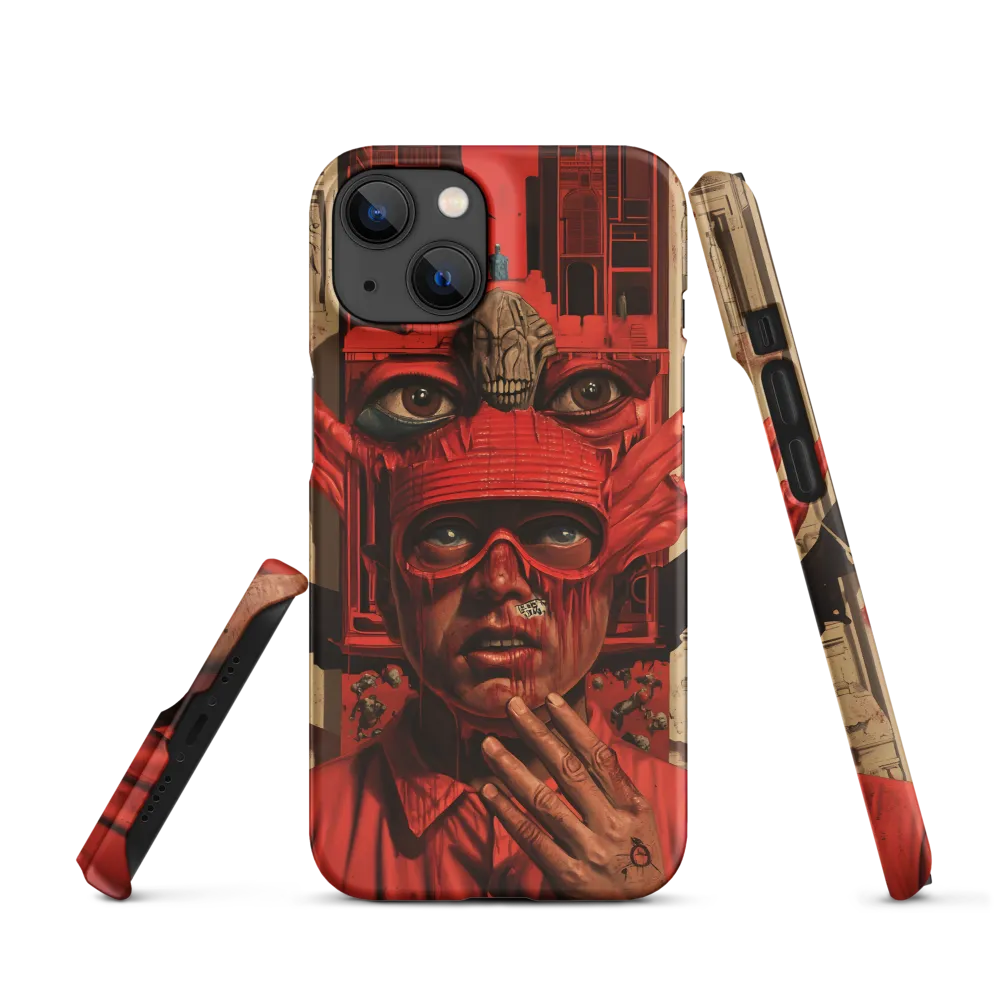 Surreal Man with Architectural Eyes | Phone Case