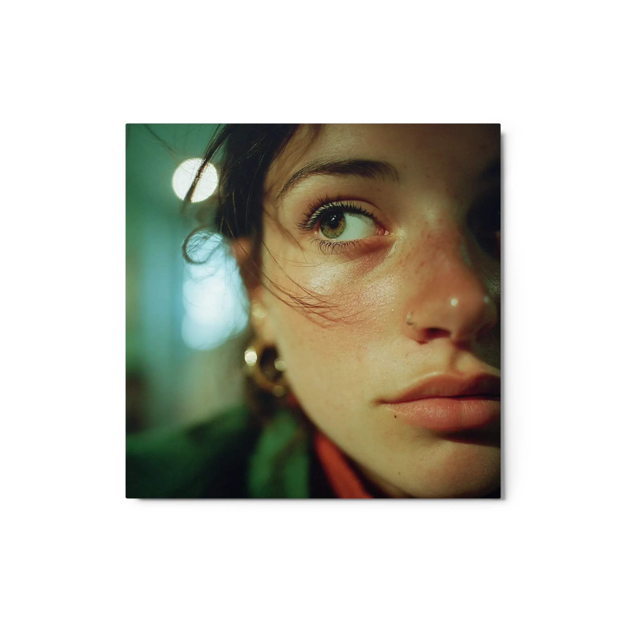 Green Eyes and Warm Light